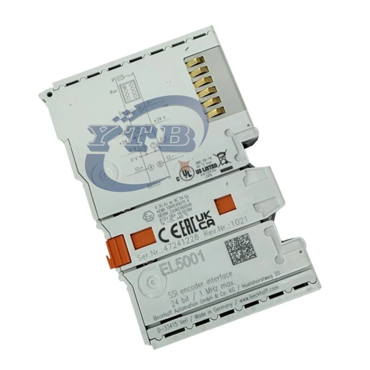 Beckhoff EL5001 1-Channel SSI Encoder Interface EtherCAT Terminal suppliers Beckhoff EL5001 1-Channel SSI Encoder Interface EtherCAT Terminal suppliers
